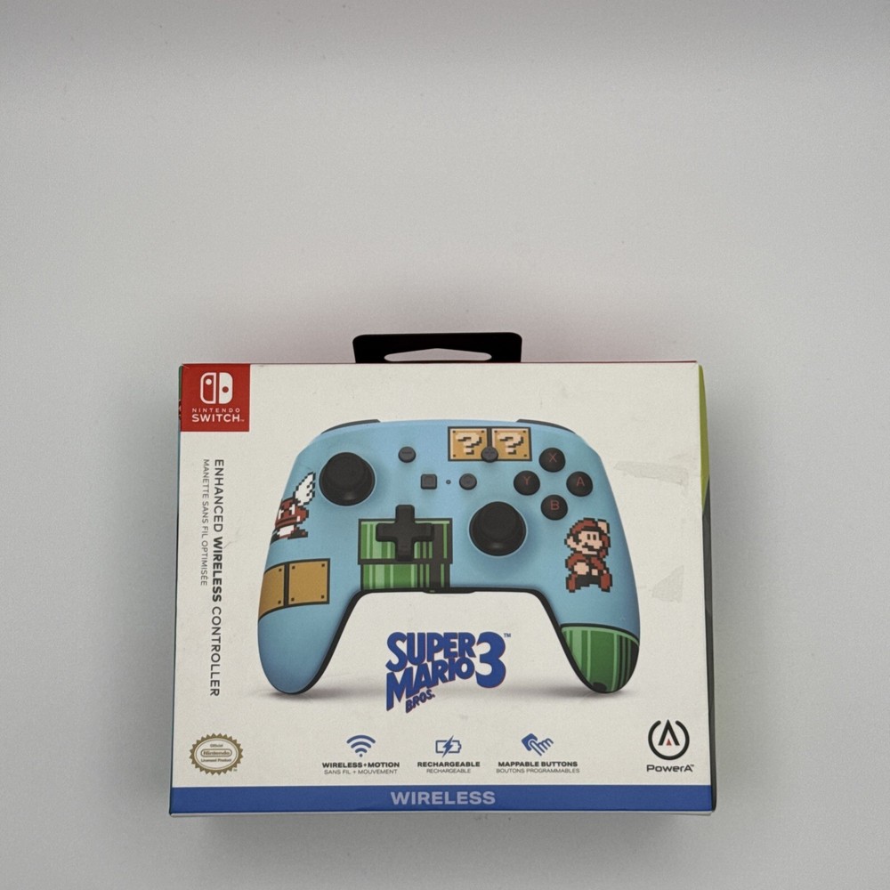 PowerA Super Mario Bros 3 Enhanced Wireless Controller for Nintendo Switch