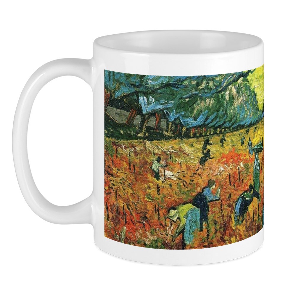 CafePress Red Vineyards Wraparound Mug 11 oz Ceramic Mug (1057018614)