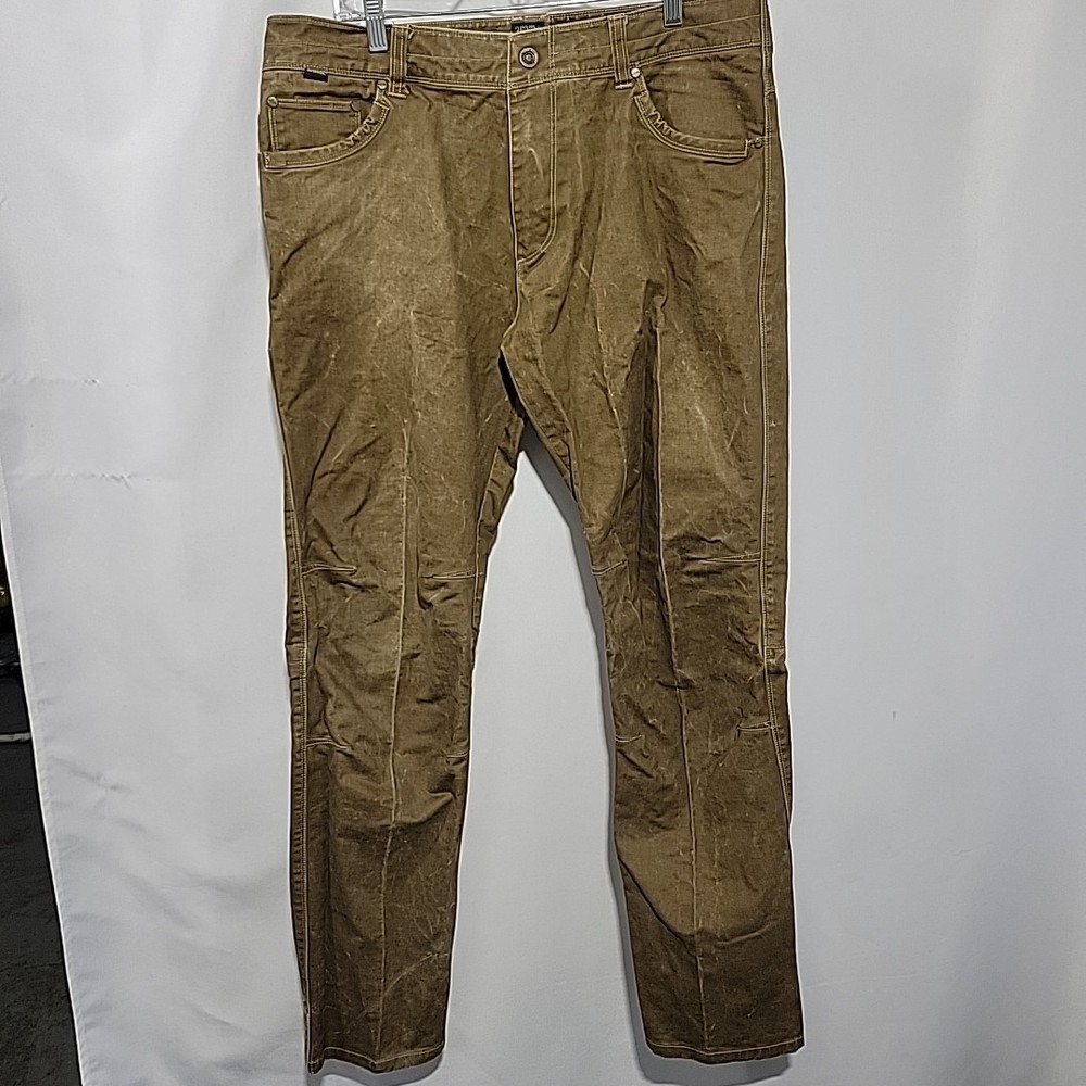 Kuhl Mens Rydr Pants Hiking Work Utility Brown Patina Dye 36x34