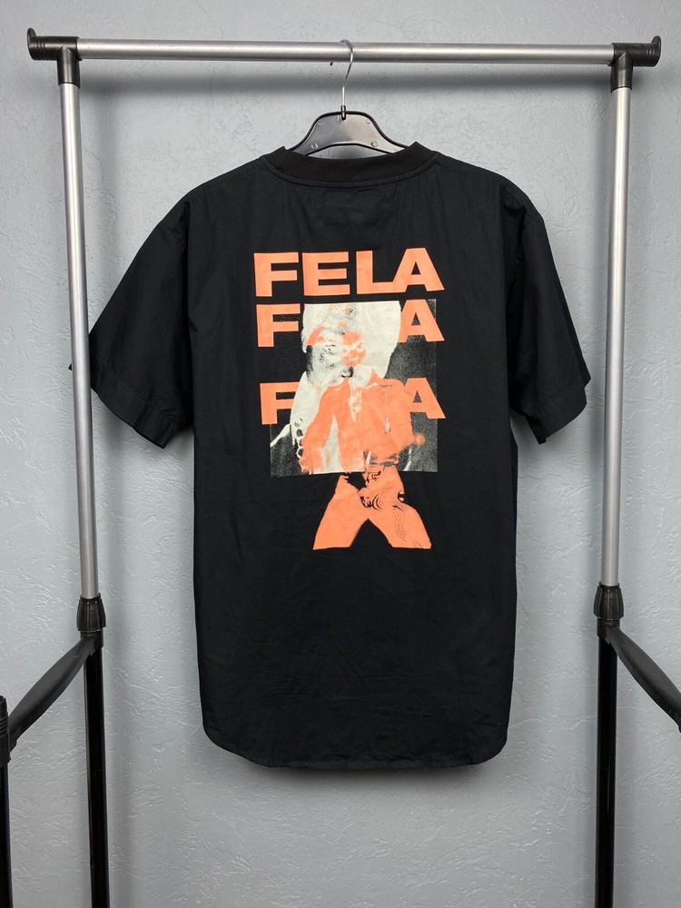 Carhartt Wip x Fela Mens Kuti Poplin Crew Neck T-Shirt Size M