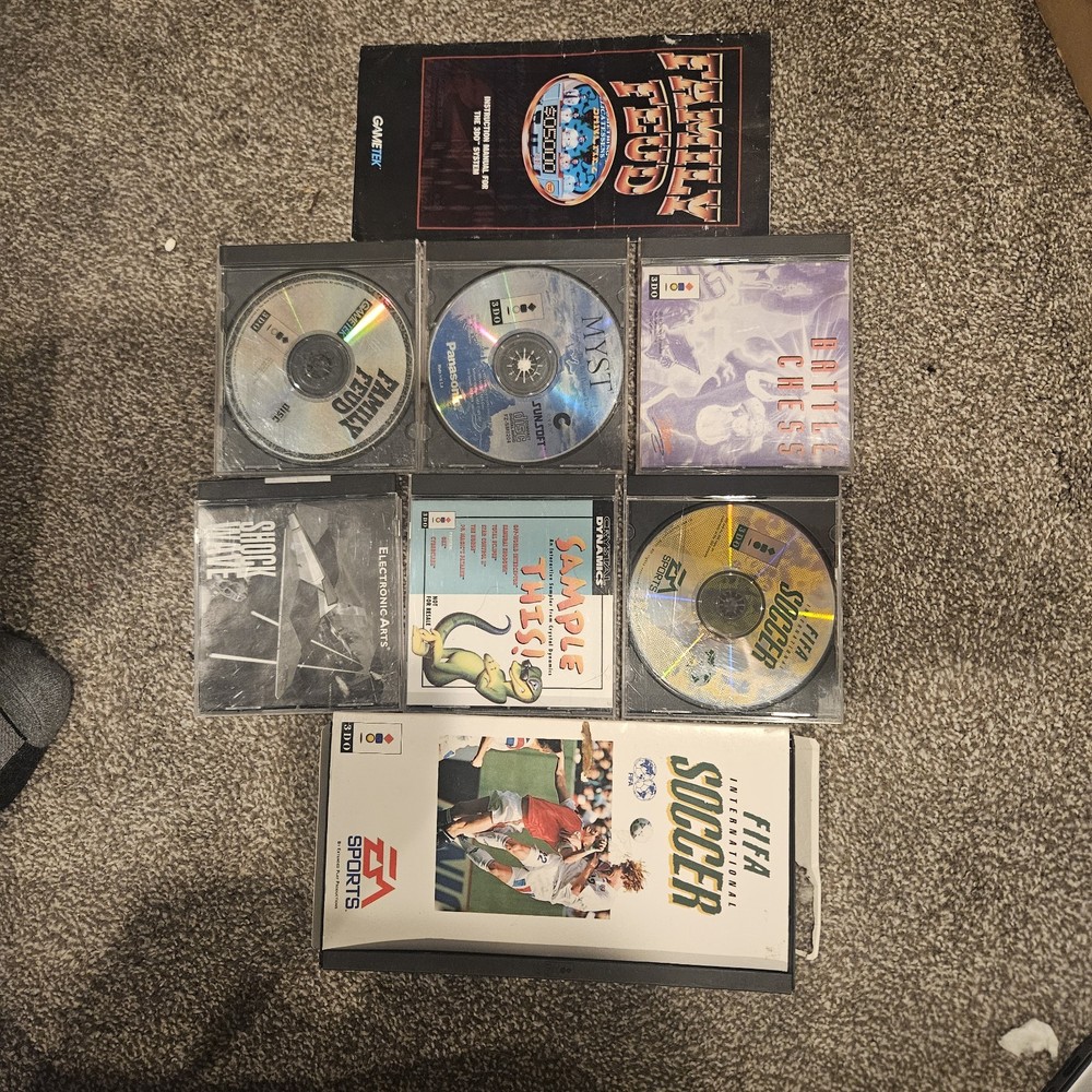 3do Game Lot 7 Games Untested