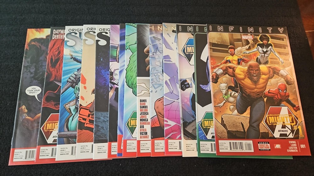 2013 MARVEL COMICS COMPLETE SET #1-14 MIGHTY AVENGERS VF/NM SPIDER-MAN UNREAD
