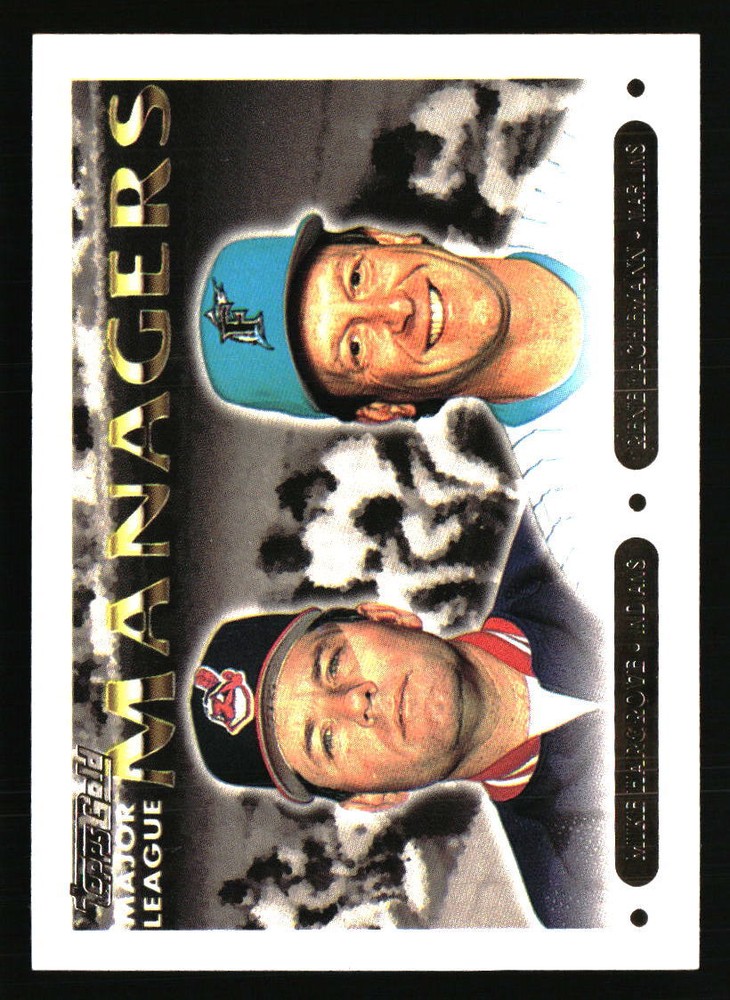 1993 Topps #505 Mike Hargrove & Rene Lachemann Manager Baseball Card