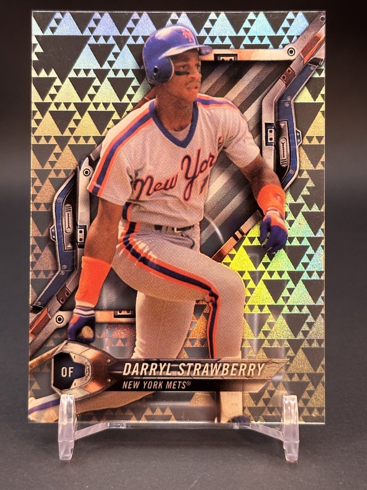 Darryl Strawberry 2018 Topps High Tek Pattern 3 Triangles #HT-DST New York Mets