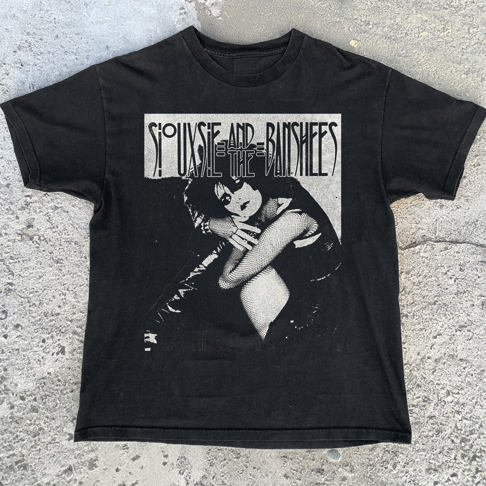 NEW! Siouxsie And The Banshees Retro Goth Graphic Black T-shirt Size S-5XL