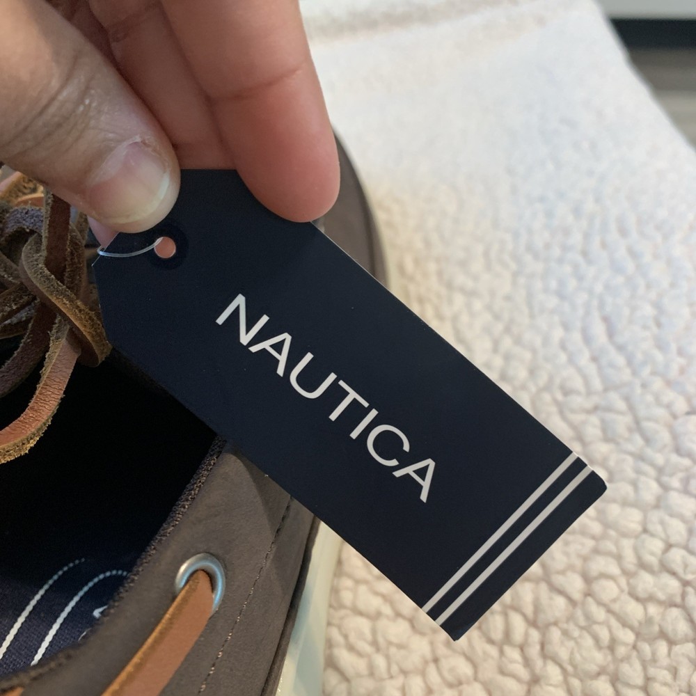 Nautica Mens Zapato Boat Shoes, Size 8.5
