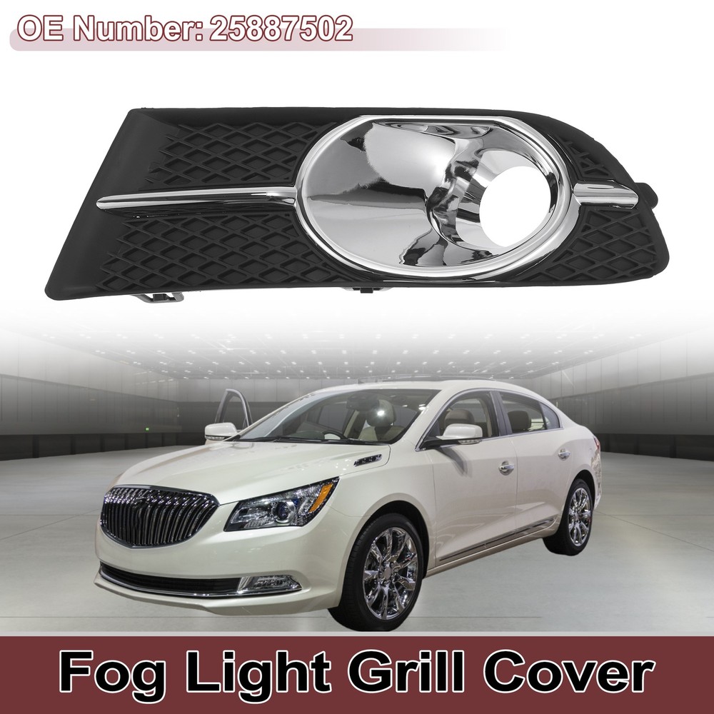 1 Pc Car Front Left Fog Light Grill for Buick Verano 2012-2017 No.25887502