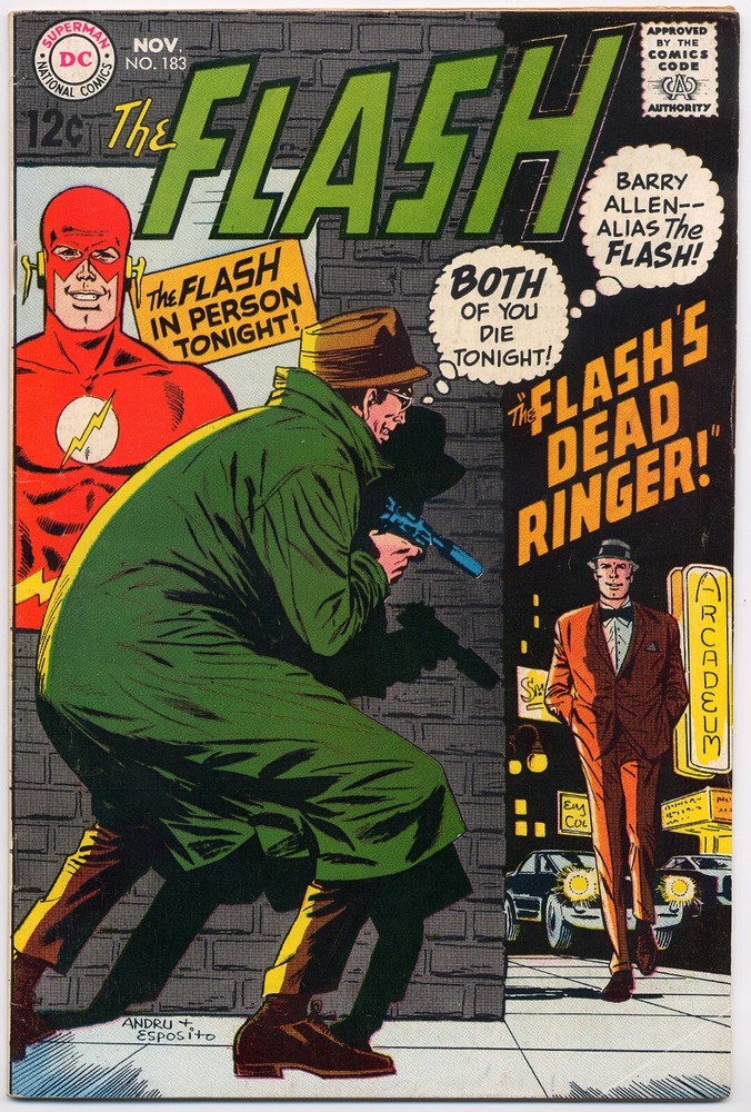 Flash 183 VF-7.5 1968 Dead Ringer Ross Andru Comic Book