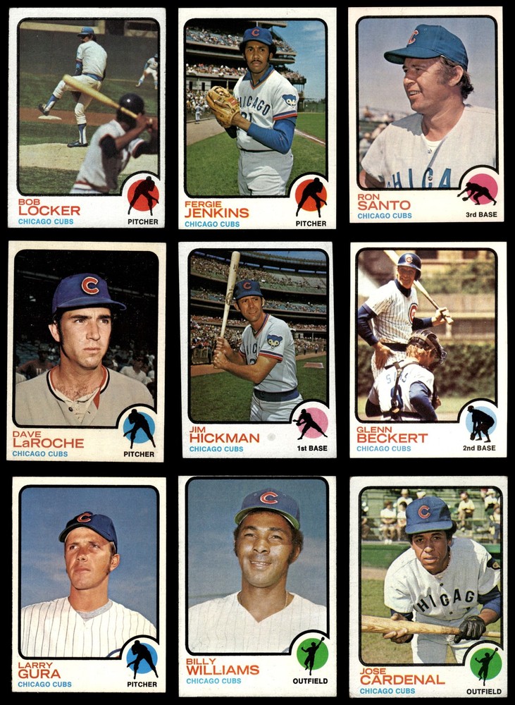 1973 Topps Chicago Cubs Near Team Set 4.5 - VG/EX+ 7167209 (21 / 28 cards)