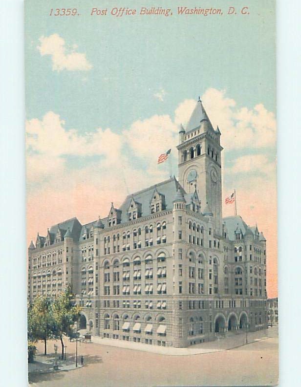 Unused Divided Back POST OFFICE SCENE Washington DC : : make an offer hs1375
