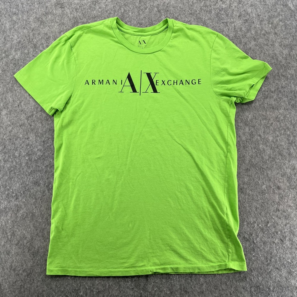 Armani Exchange A/X Mens T Shirt Size M Green