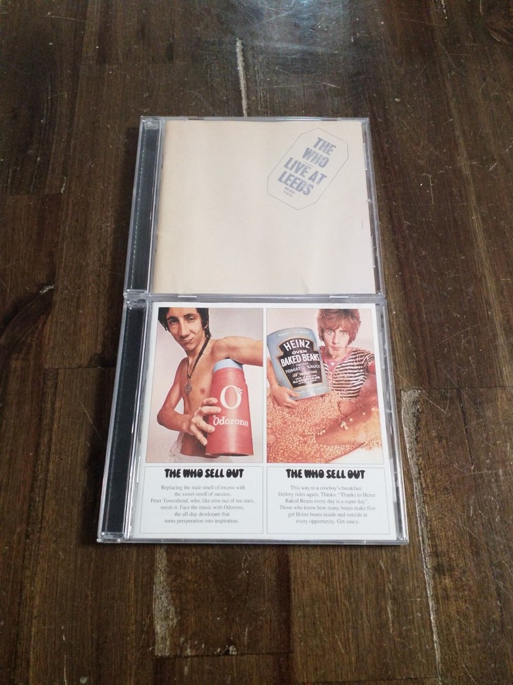The Who CD Lot: Live At Leeds & Sell Out