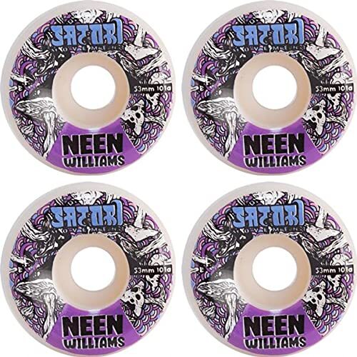 Satori Movement Neen Williams Mushroom White Skate Wheels 53mm 101a 4-Pack
