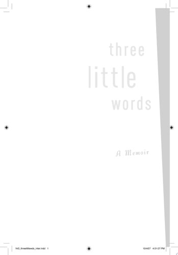 Three Little Words: A Memoir by Rhodes-Courter, Ashley, Acceptable Book