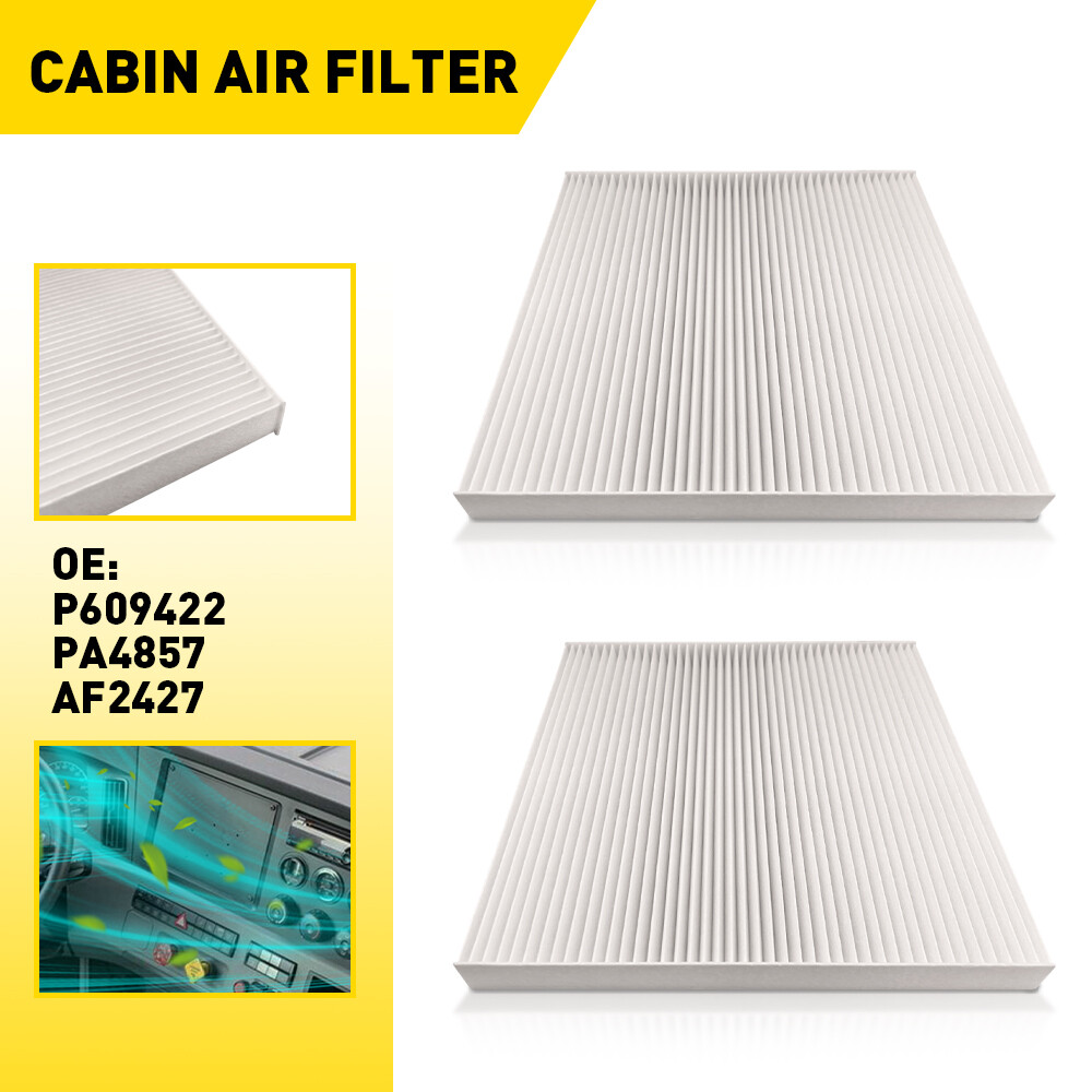 2x Car Cabin Air Filter Fit For Freightliner Cascadia Columbia Coronado Century