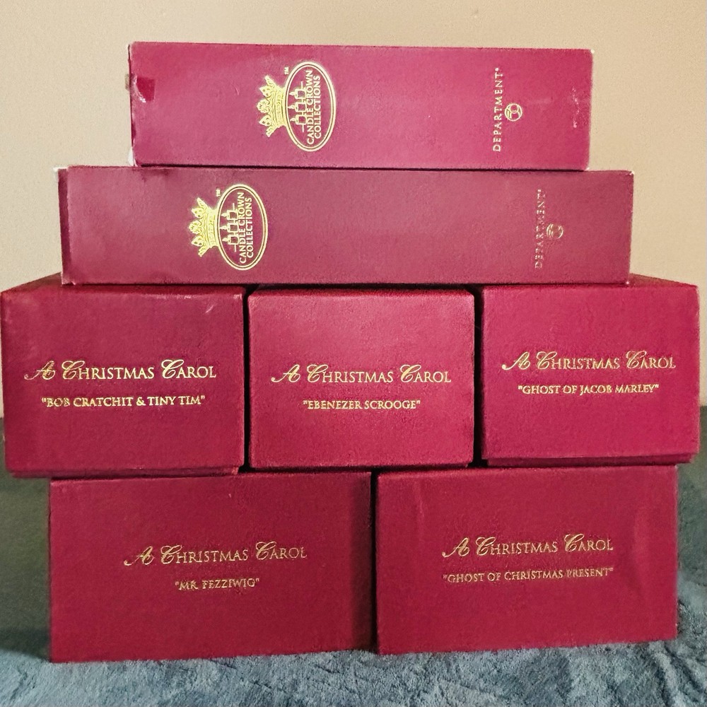 Dept 56 Candle Crown A Christmas Carol 5-Piece Set with Candles