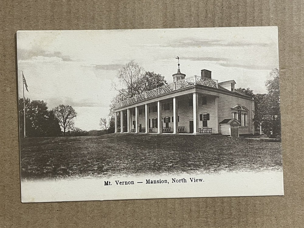 Postcard Mount Vernon Mansion Virginia VA Leet Bros Ladies Association