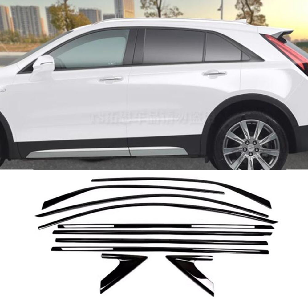 2019-25 Cadillac XT4 Black Steel Window Frame Sill Molding Trim Cover