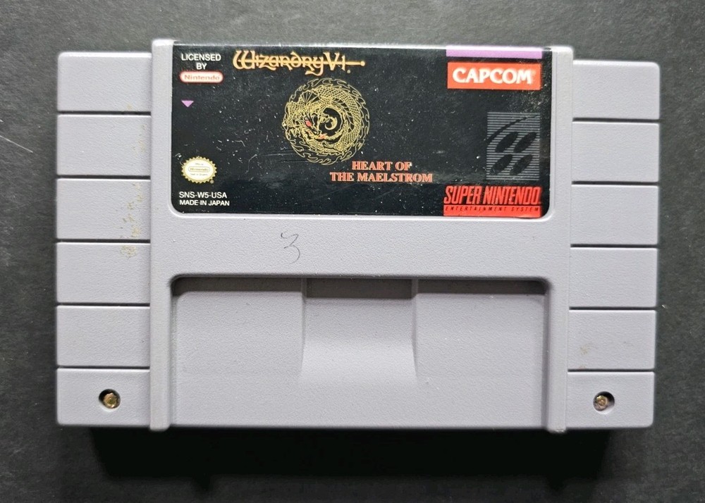 Wizardry VI Heart of the Maelstrom SNES