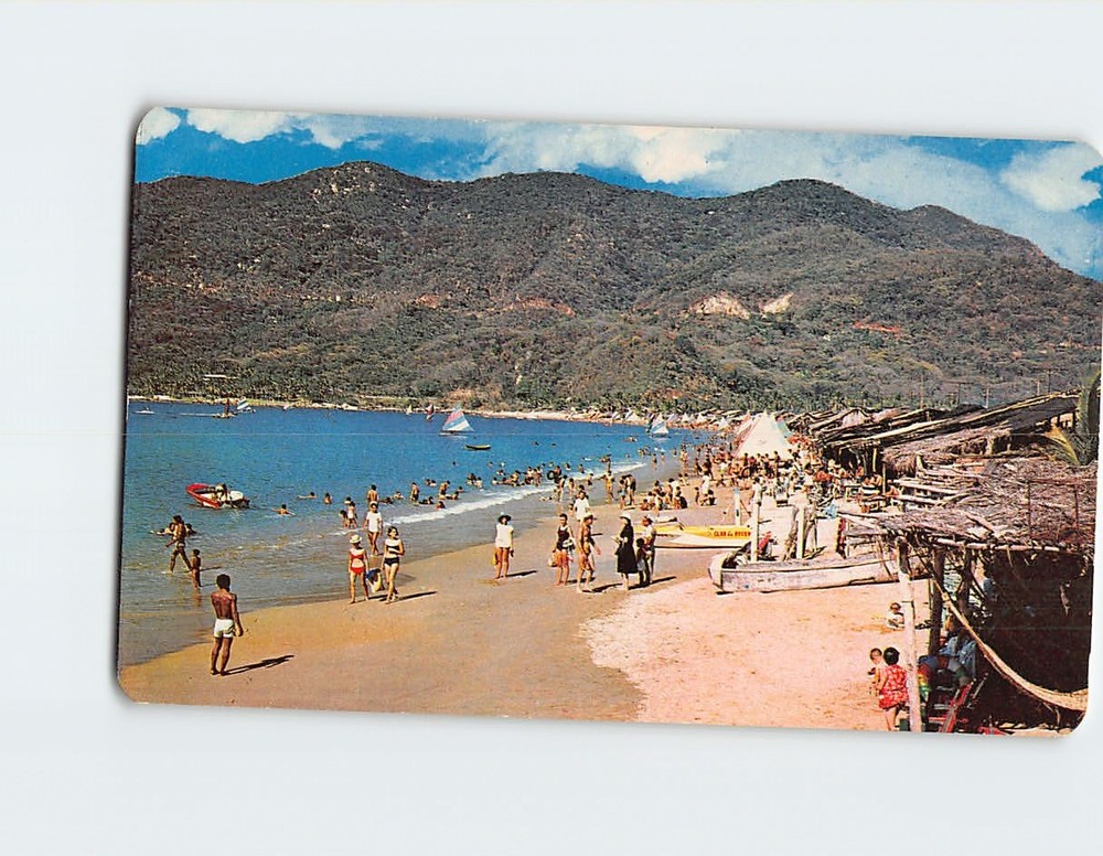 Postcard Puerto Marqués Beach Acapulco Mexico