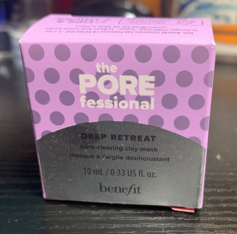 Benefit The POREfessional Deep Retreat Clay Mask Mini 10mL Travel Size