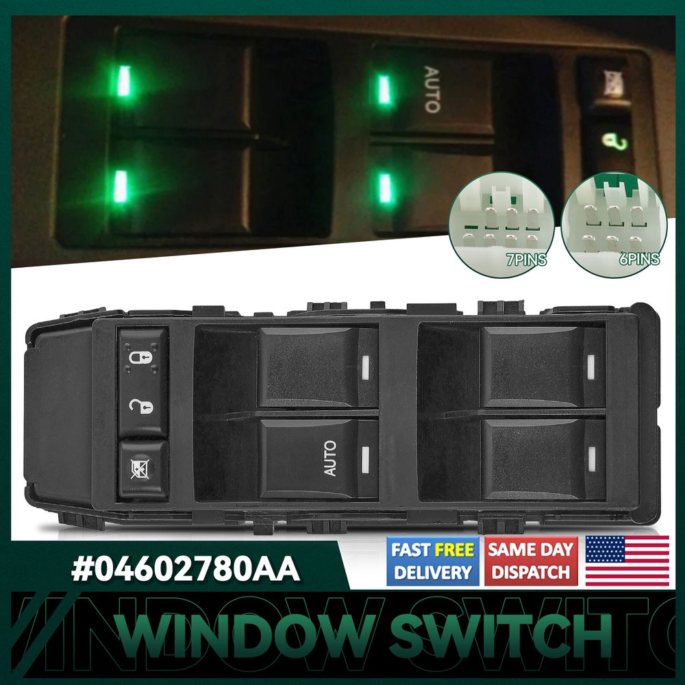 2011-2016 Jeep Compass Patriot Dodge Master Window Switch 04602780AA