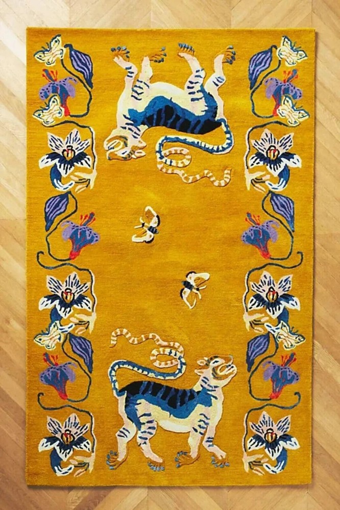 Modern Hand-Tufted Wool Rug Color As Photos Design Handmade Luxury  Carpet Rug