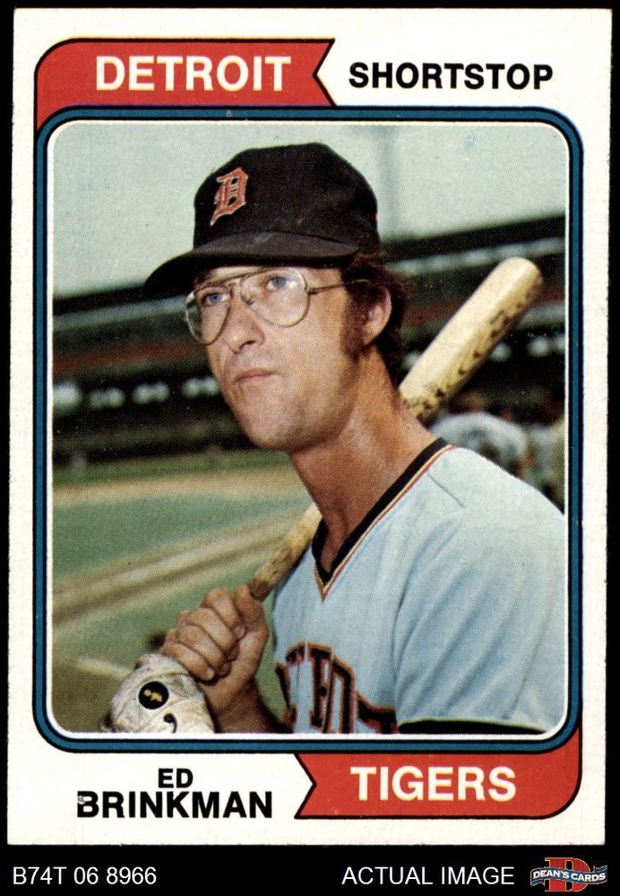 1974 Topps #138 Ed Brinkman Tigers 8 - NM/MT