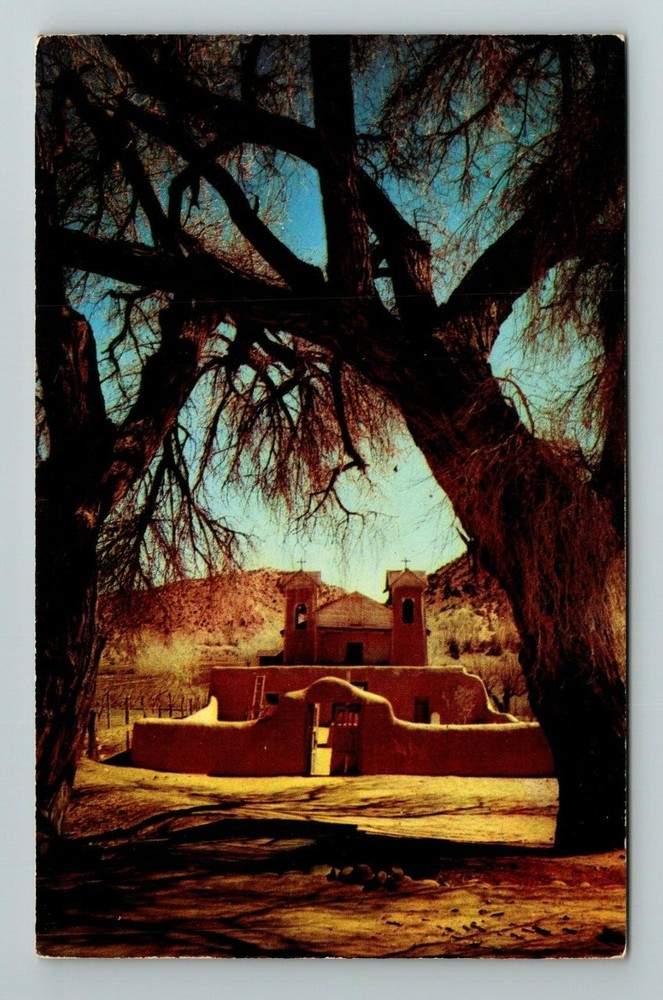 Chimayo NM-New Mexico, El Santuario De Chimayo, Scenic, Vintage Postcard