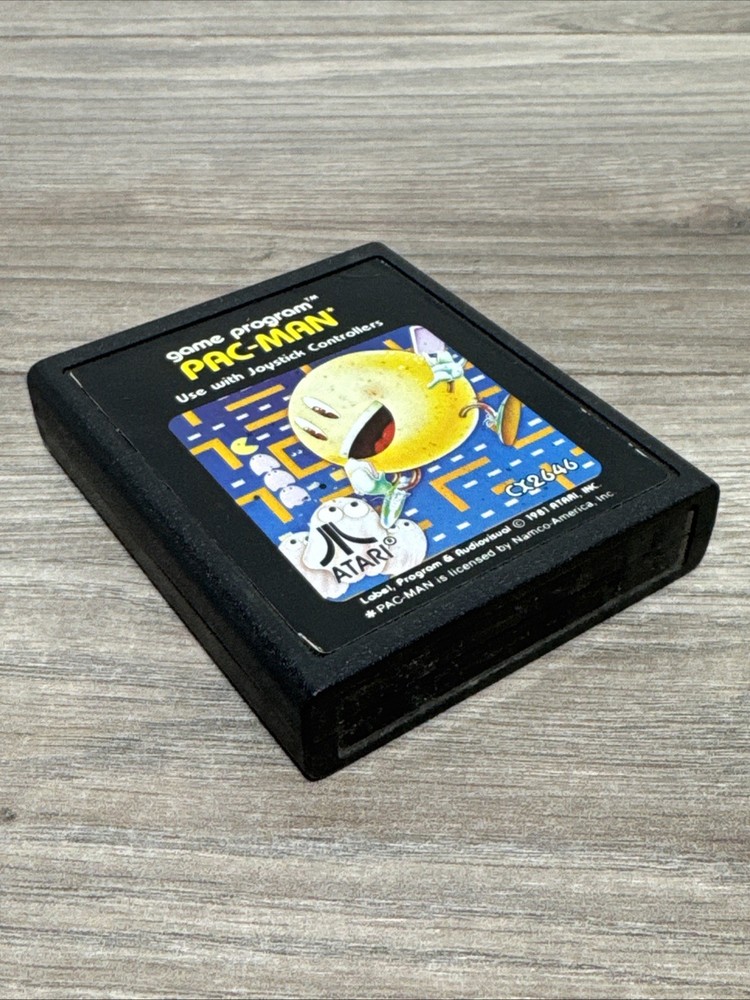 Pac-Man (Atari 2600, 1981) CX2646 Tested & Working  (Pacman)