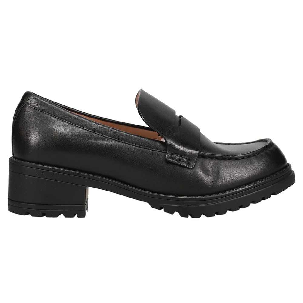 Cole Haan Camea Slip On Lug Sole Loafers Womens Black  W28816