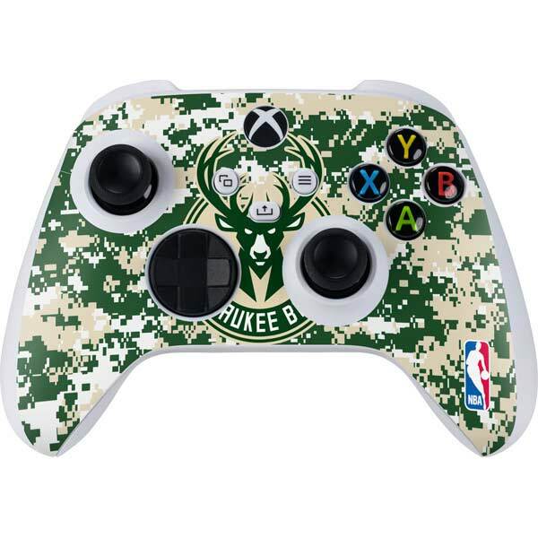 NBA Milwaukee Bucks Xbox Series S Controller Skin - Milwaukee Bucks Camo Digi