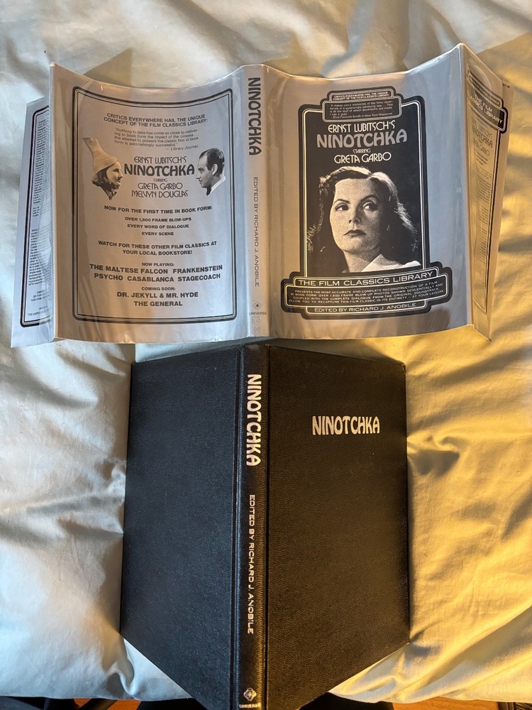 Ninotchka - Movie Tie In with DJ Anobile frame by frame 1974 oversize VG+