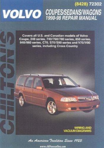 CH Volvo Coupes Sedans Wagons 1990-98 by Haynes (1999, Trade Paperback)