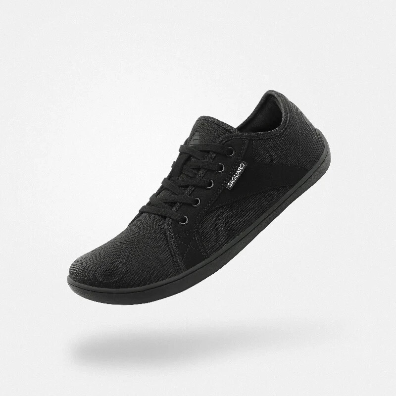 SAGUARO Luck I Barefoot Shoes US Women's 9-12.5 / Men's 7-10.5 Black Minimalist