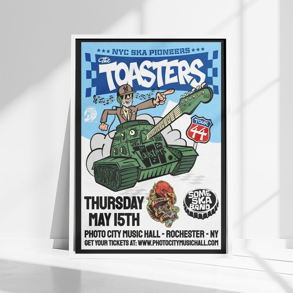 The Toasters Live in Rochester NY May 15 2025 Concert Poster