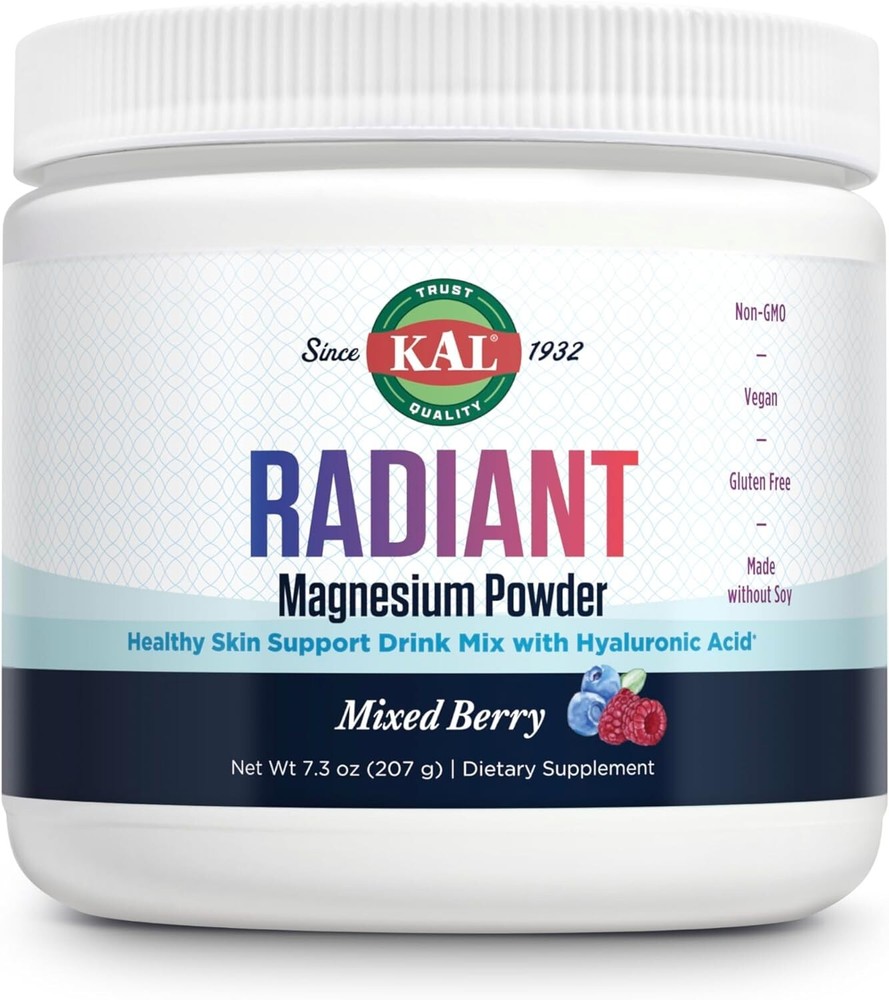 Magnesium Supplement Drink for Healthy Skin with Hyaluronic Acid - Mixed Berry-image