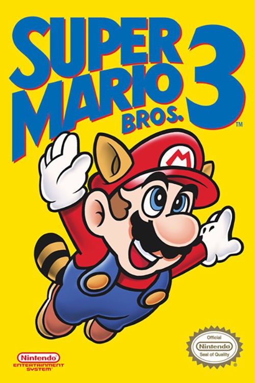 Poster Studio B - Nintendo Super Mario Bros 3 Game 24x36