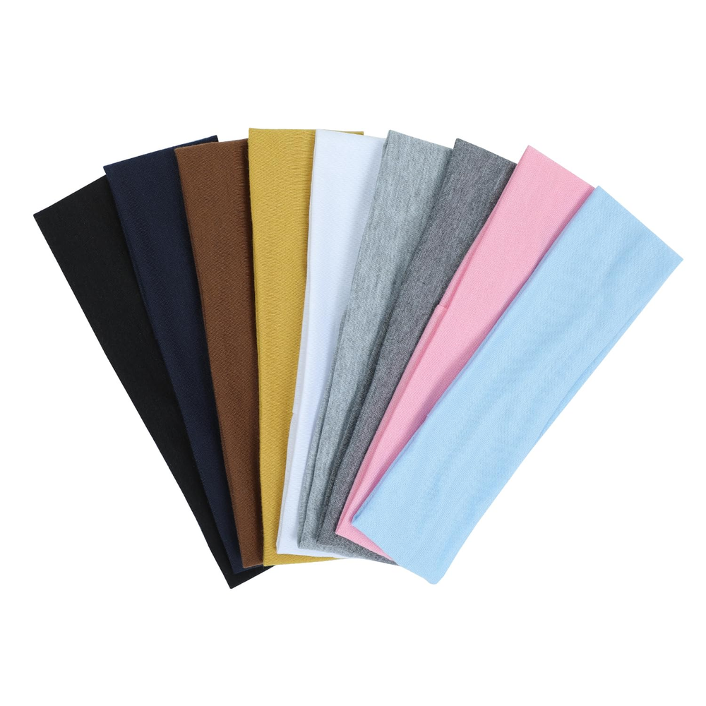 9Pcs Headbands for women Non Slip Headband, Soft Elastic Hair Bands for Women's