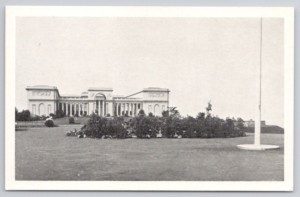 California Palace Legion of Honor San Francisco Postcard c1920s WWI Memorial