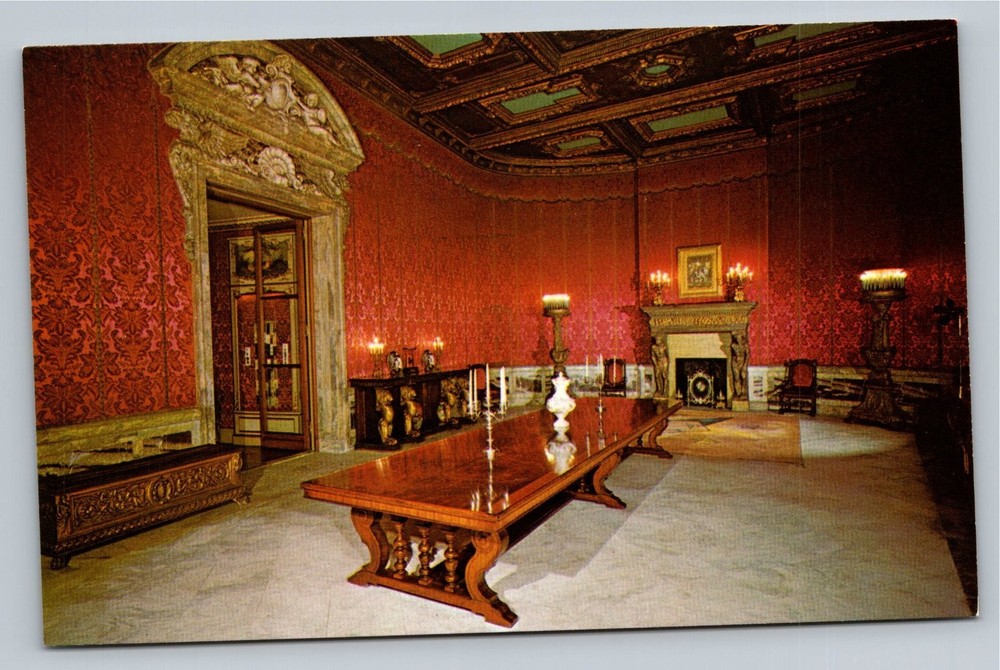 International Eastern Star Temple Washington DC State Dining Room Postcard