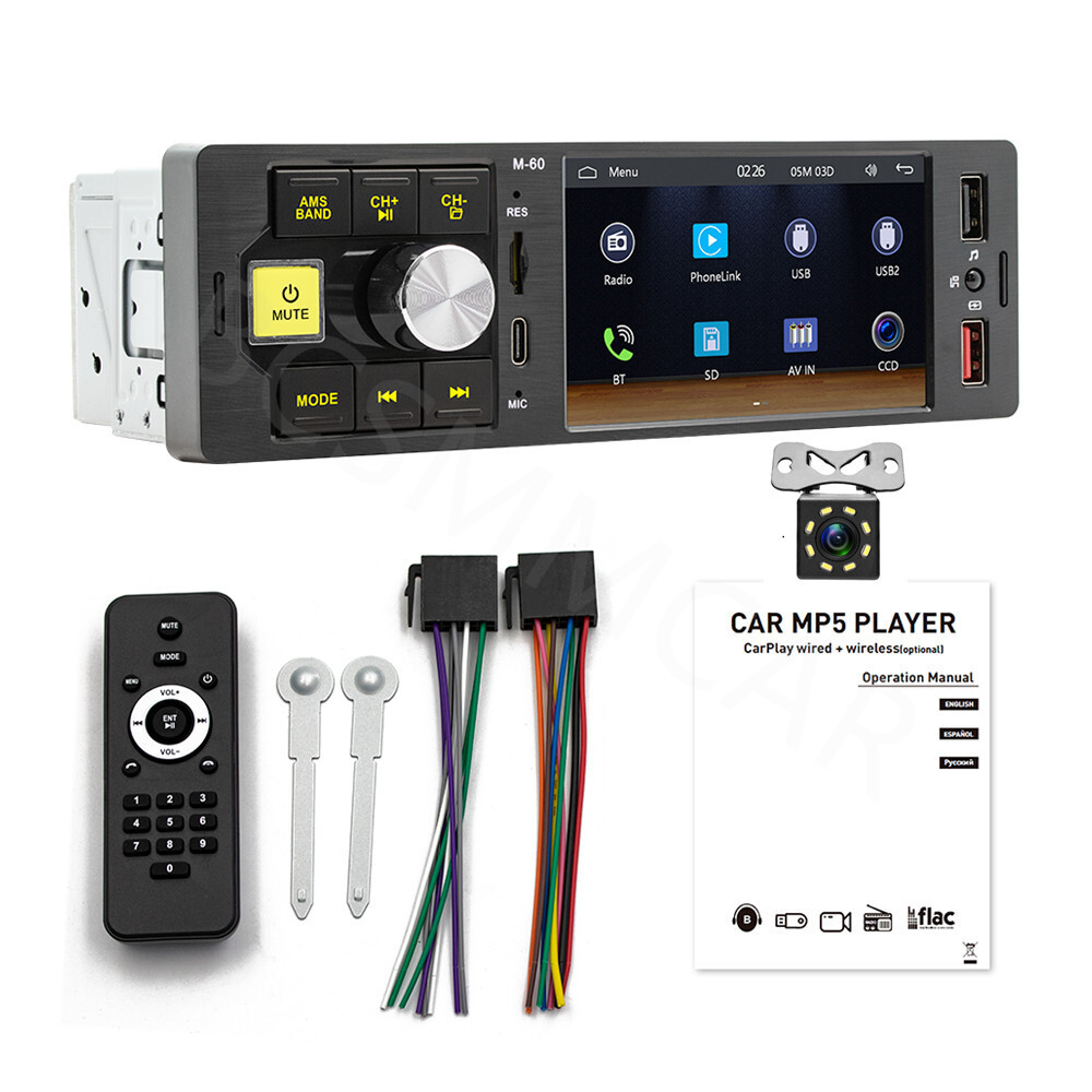 Upgrade Your Drive with Bluetooth MP5 Player, Touch Screen, Mirror Link, and Free Camera
