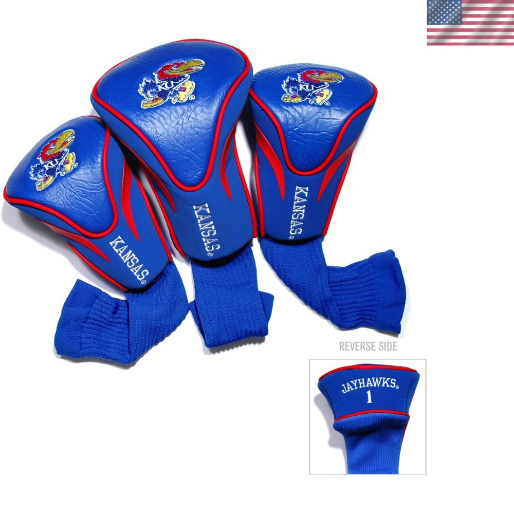 NCAA Fits Oversized Drivers Utility Rescue & Fairway Club Headcovers 1 3 X