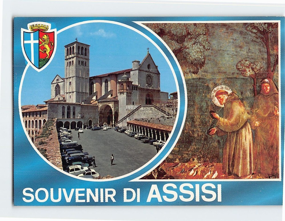 Postcard Greetings from Assisi Italy