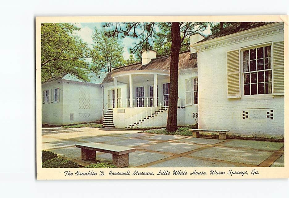 Postcard The Franklin D. Roosevelt Museum Little White House Warm Springs GA USA