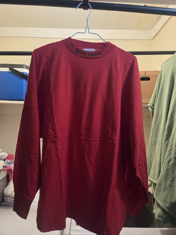 Palm Angels Xs Red Longsleeve