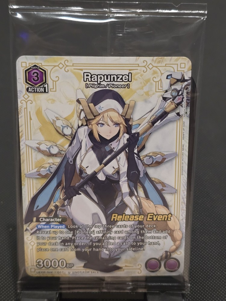 Rapunzel 057 Release Event Promo Sealed	GODDESS OF VICTORY NIKKE Union Arena Eng