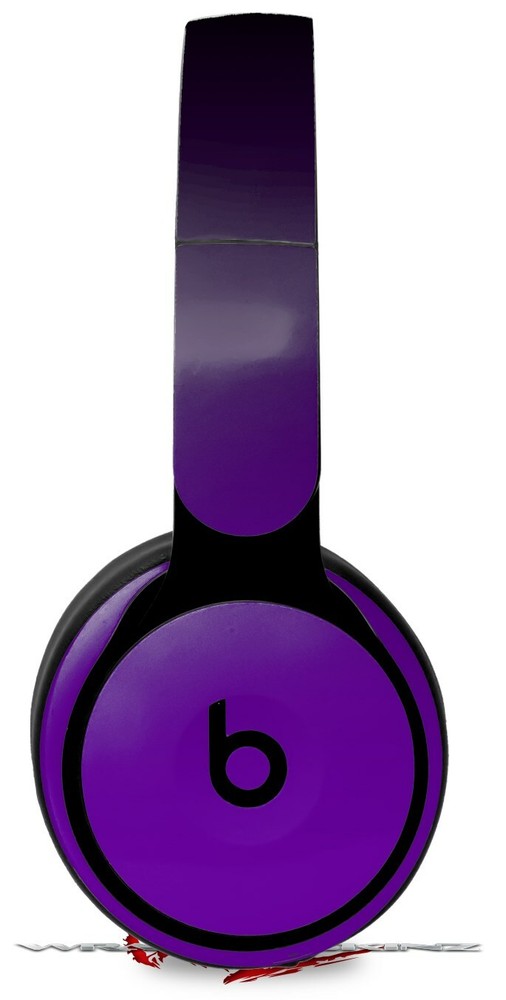 Skin for Beats Solo Pro Smooth Fades Purple Black BEATS NOT INCLUDED