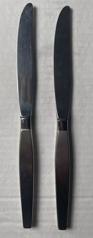 Oneida FROSTFIRE Stainless Steel Dinner Knives 2-Piece Replacement Flatware Set