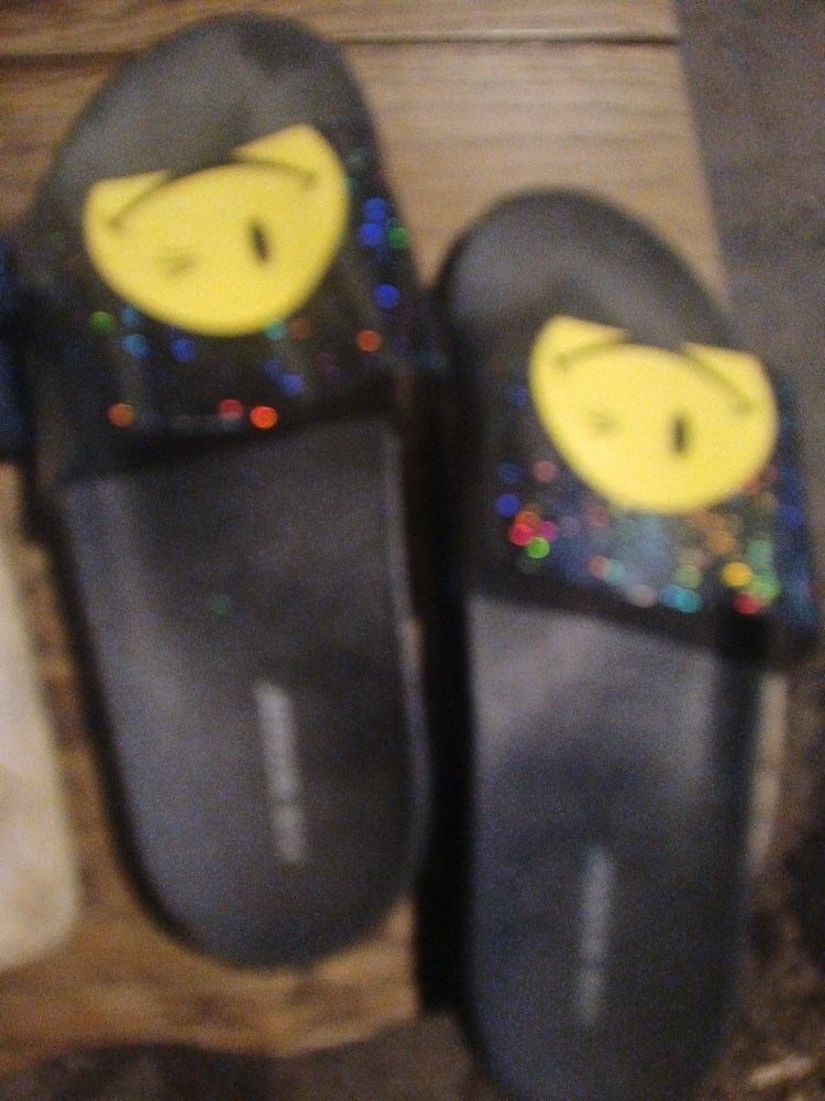 Versace Medusa Head Slides Sandals Black, Size 8 US